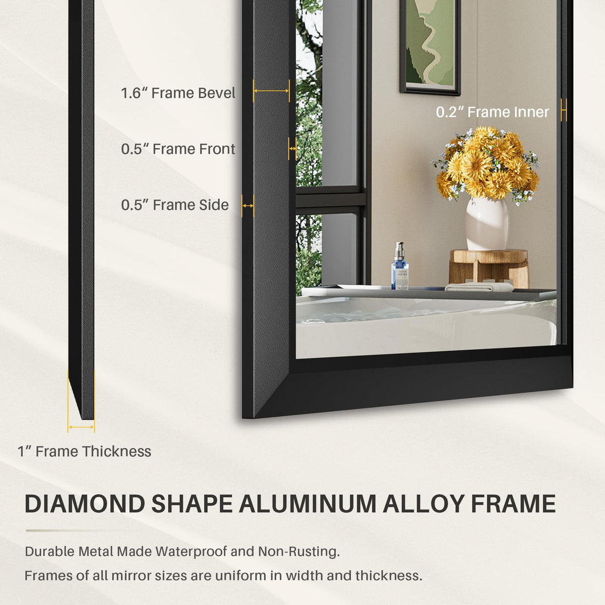 Briivue wall brackets with two Z-bars enable flexible horizontal or vertical mounting.
