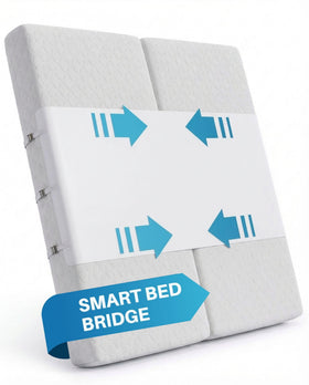 Briliantwerk twin-to-king bed converter assembly creates a seamless sleep surface.