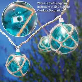 Brillarlights blue G50 balls incorporate outlet design to prevent water accumulation.