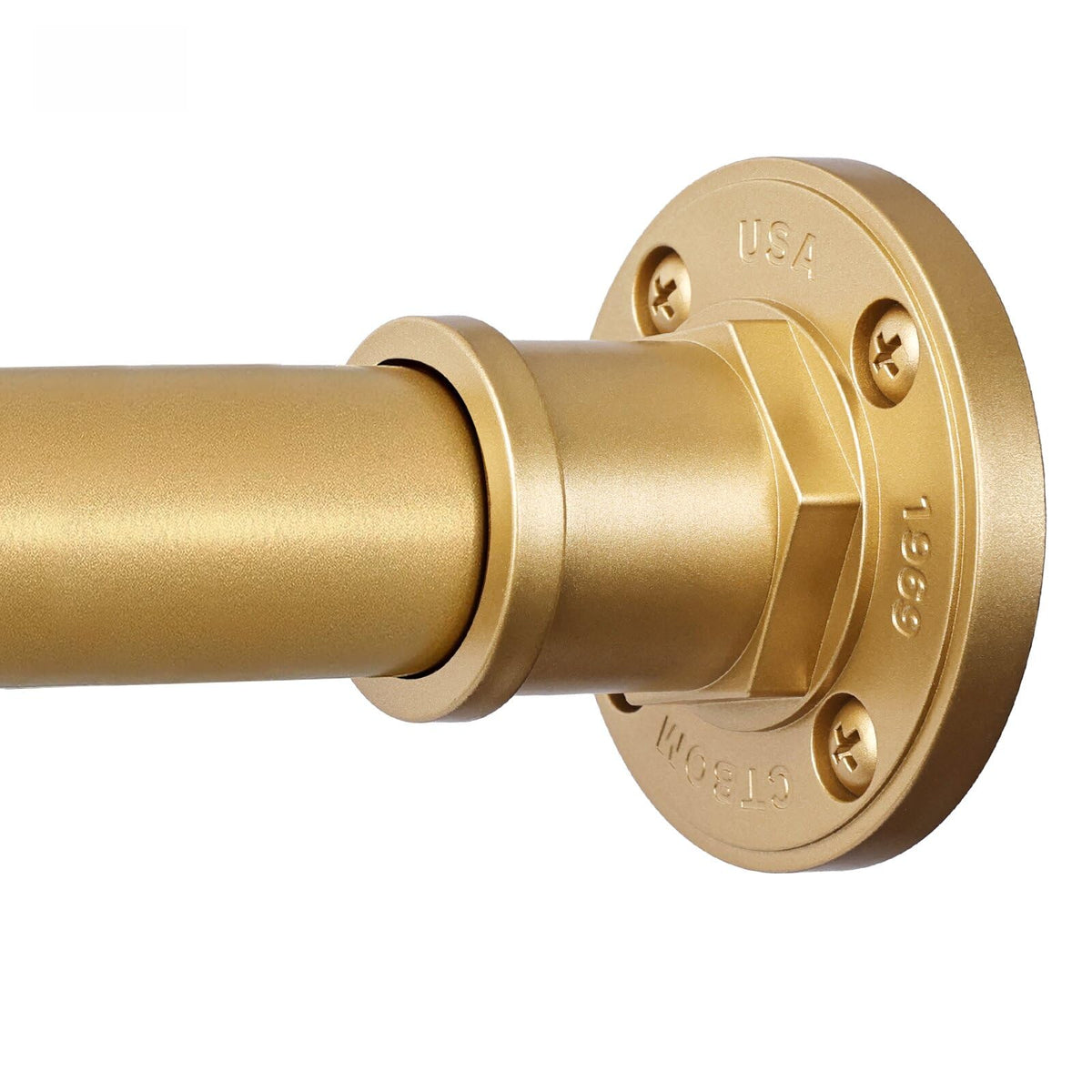 BRIOFOX 2.35 inch non slip plate provides stable curtain support.