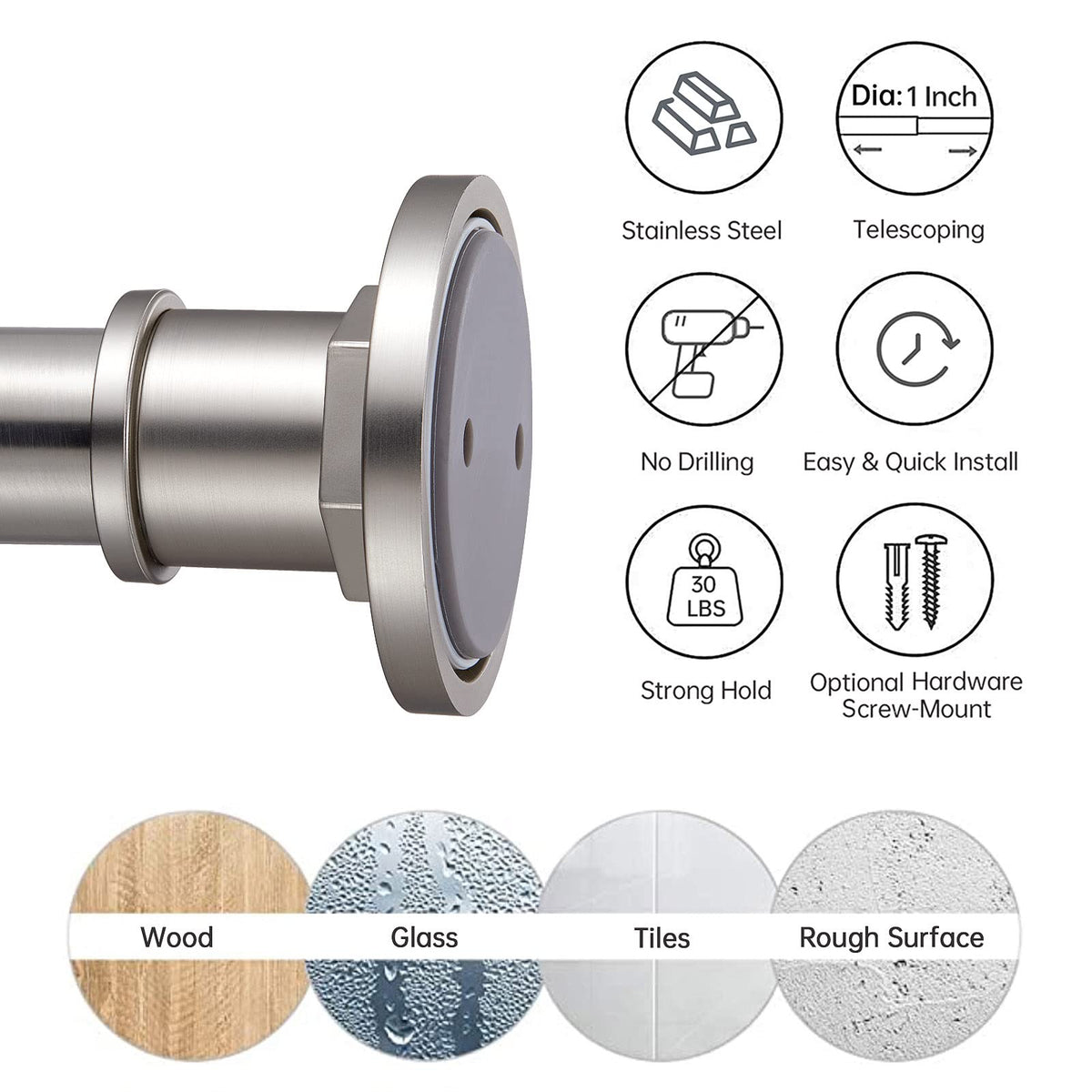 BRIOFOX 304 stainless steel core emphasizes durability and easy cleaning