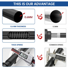 BRIOFOX 43-72 inch adjustable rod fits many spaces with tool-free setup.