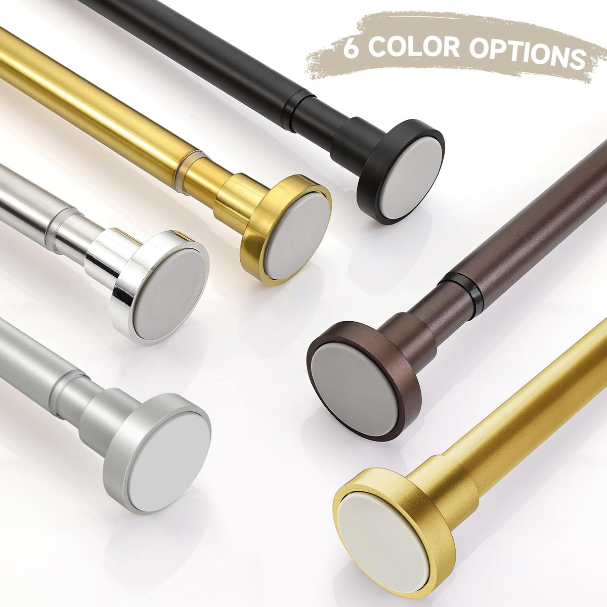 BRIOFOX adjustable 18-78in rod tailored to fit varied spaces.