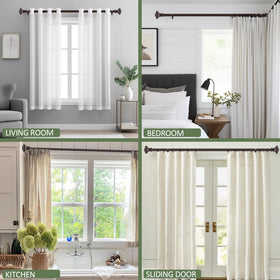 BRIOFOX brackets and hardware included for quick, secure indoor installation