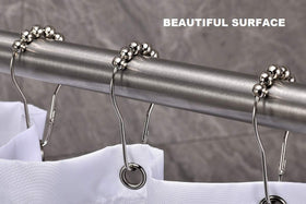 BRIOFOX rod adapts to tile, wallpaper, and wood surfaces for any room.