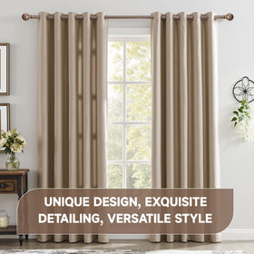BRIOFOX decorative finials enhance visual appeal with faux wood texture.