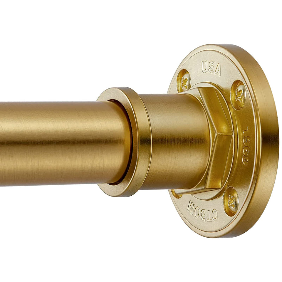 BRIOFOX industrial shower rod with 2-inch diameter for strong, long-lasting support in busy bathrooms.