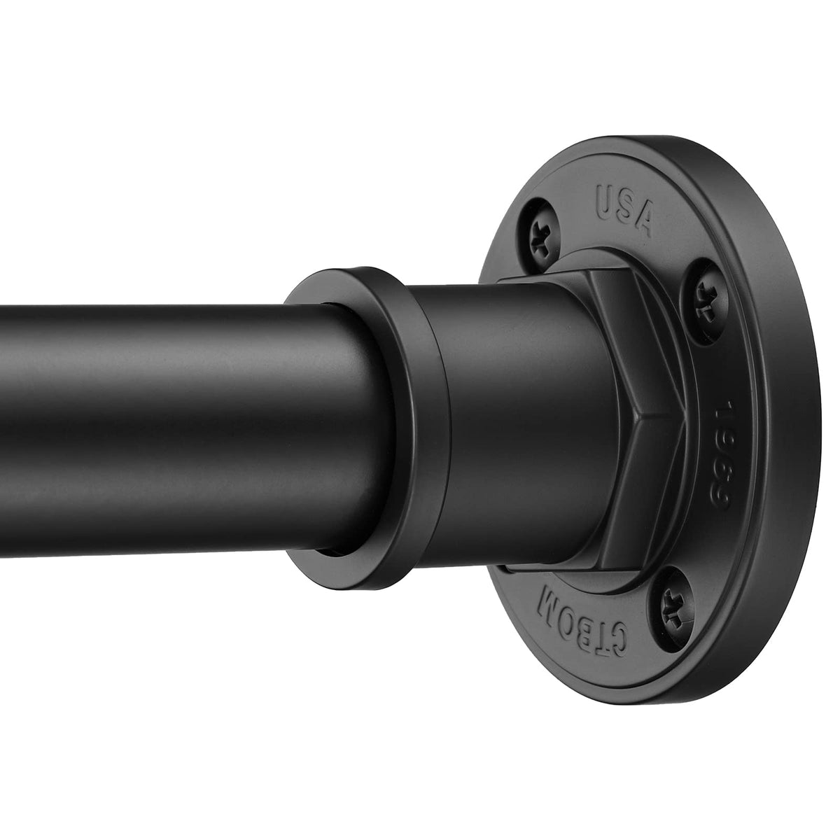 BRIOFOX industrial shower rod with 2-in-1 design for versatile mounting.