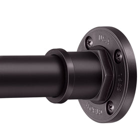 BRIOFOX industrial bronze shower rod close-up highlights sturdy finish and rust resistance.
