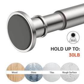 BRIOFOX non-slip rubber plate ensures stable curtain mounting
