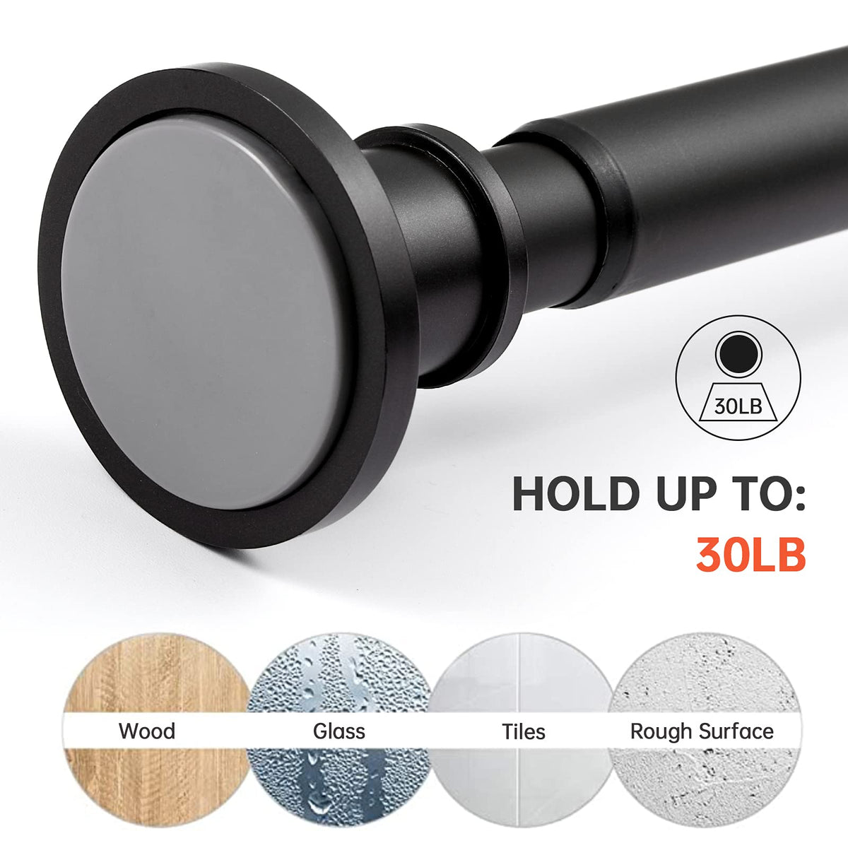 BRIOFOX matte black finish complements modern decor and resists water spots.