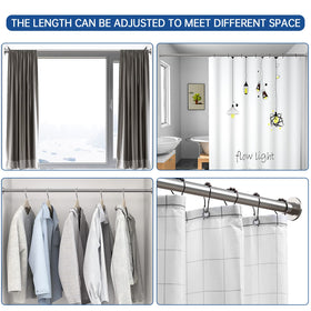 BRIOFOX multi-use rod suitable for closets or windows