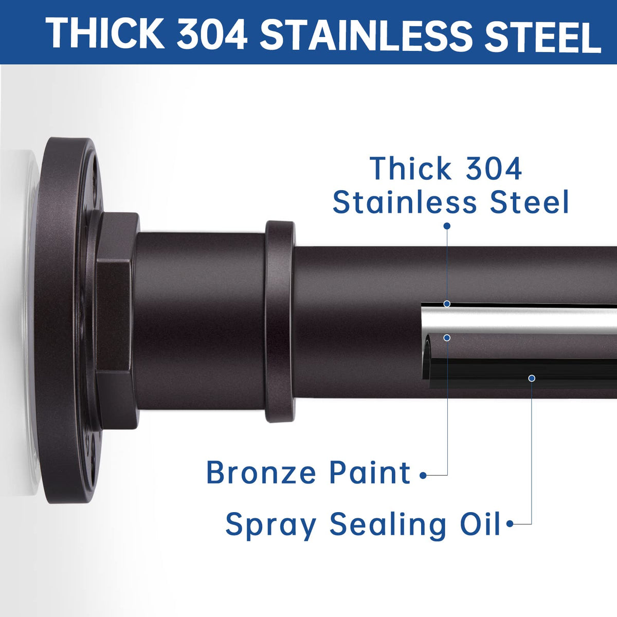 BRIOFOX 304 stainless steel resists corrosion and cleans easily.