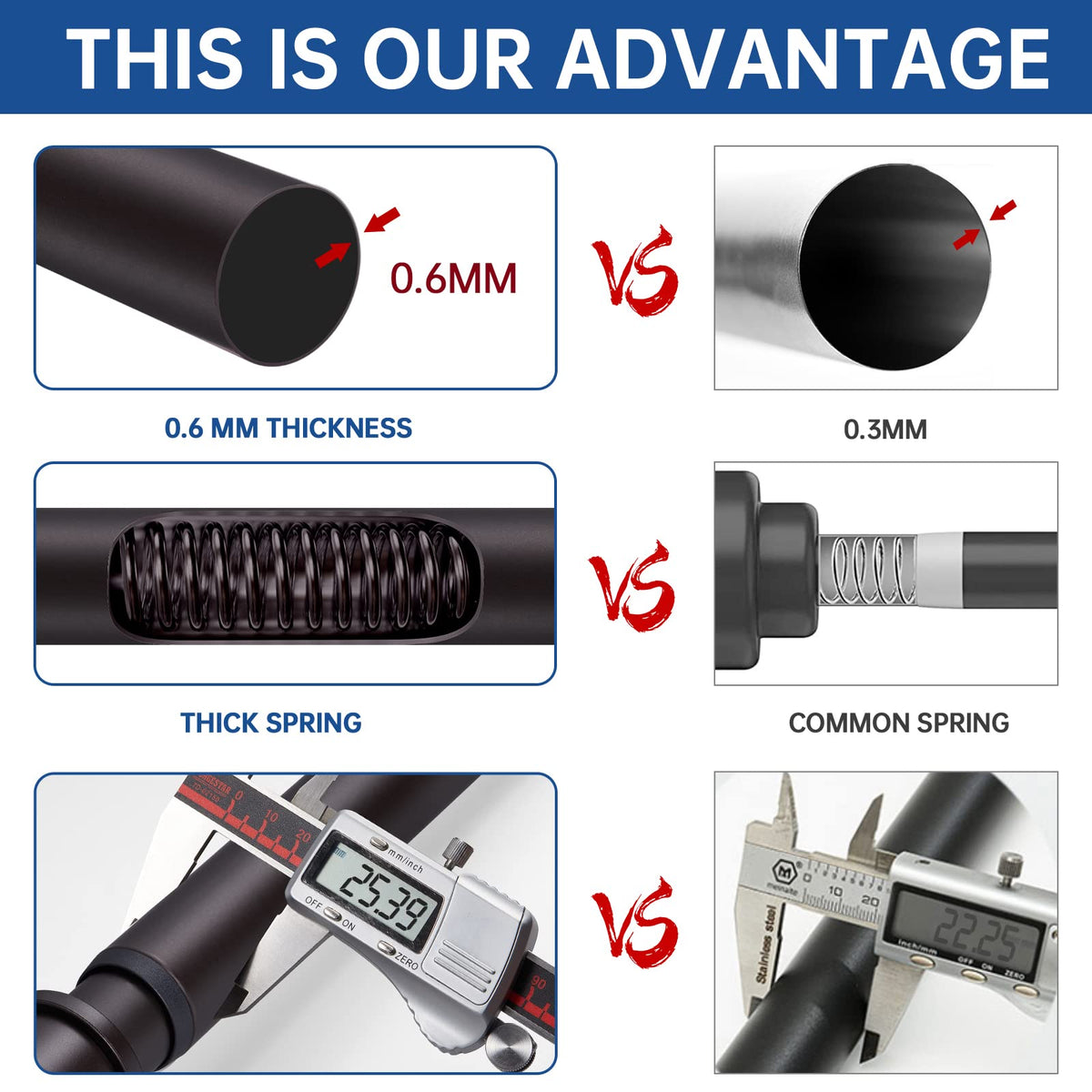 BRIOFOX thick wall tube feels sturdy for reliable support.