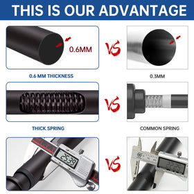 BRIOFOX thick wall tube feels sturdy for reliable support.