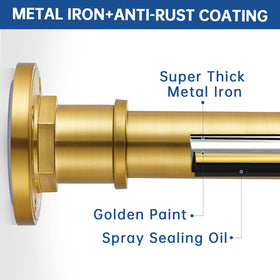 BRIOFOX screw mount option provides fixed, durable installation for heavy curtains.