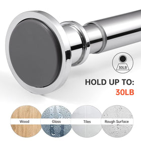 BRIOFOX 1-inch diameter stainless steel tube provides strong support.