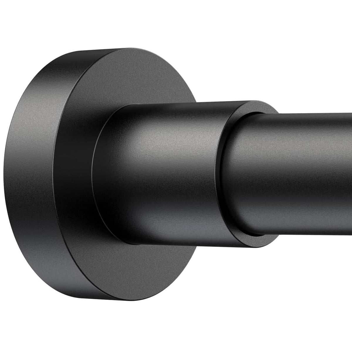 BRIOFOX shower rod 1inch-diameter shows sturdy support for heavy curtains.