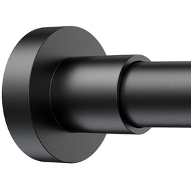 BRIOFOX shower rod 1inch-diameter shows sturdy support for heavy curtains.