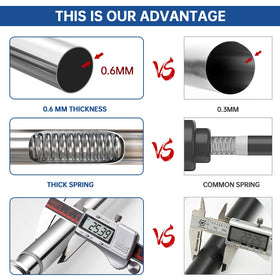 BRIOFOX chrome finish complements modern or industrial decor.