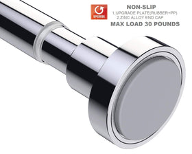BRIOFOX rod adapts to wallpaper, tile, or wood surfaces.