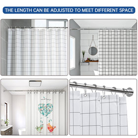 BRIOFOX multi-use rod for showers, closets, windows, and more.