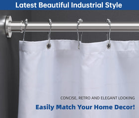 BRIOFOX non-slip base plate stabilizes the curtain.