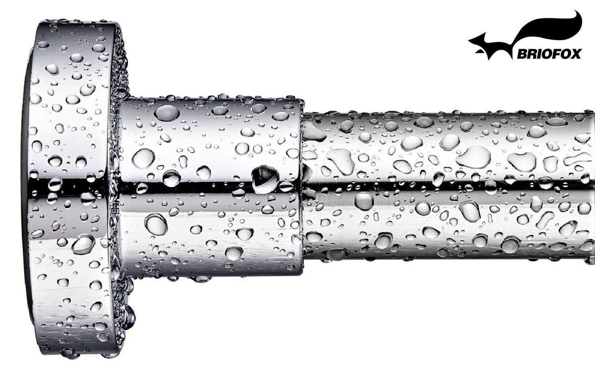 BRIOFOX rustproof stainless steel rod stays pristine with easy cleaning.
