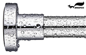 BRIOFOX rustproof stainless steel rod stays pristine with easy cleaning.