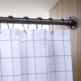 BRIOFOX adjustable 43-72 inch length fits many spaces.