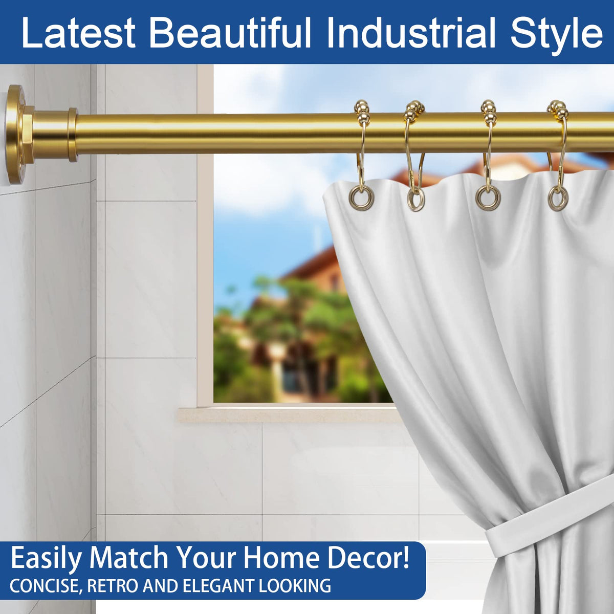 BRIOFOX 2-way mount feature allows tension or screw installation for flexible setup.