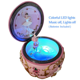 Briskfeel music box rotation feature shown for elegant display and collector appeal