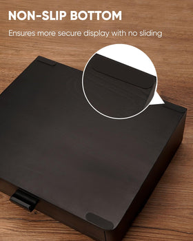 BRITEREE hidden-compartment design provides discreet storage under the top shelf