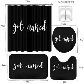 Britimes non-slip bath mat in soft flannel for safe, comfortable feet.