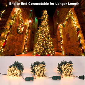 BrizLabs connectable mini Christmas lights show end-to-end compatibility for bigger displays
