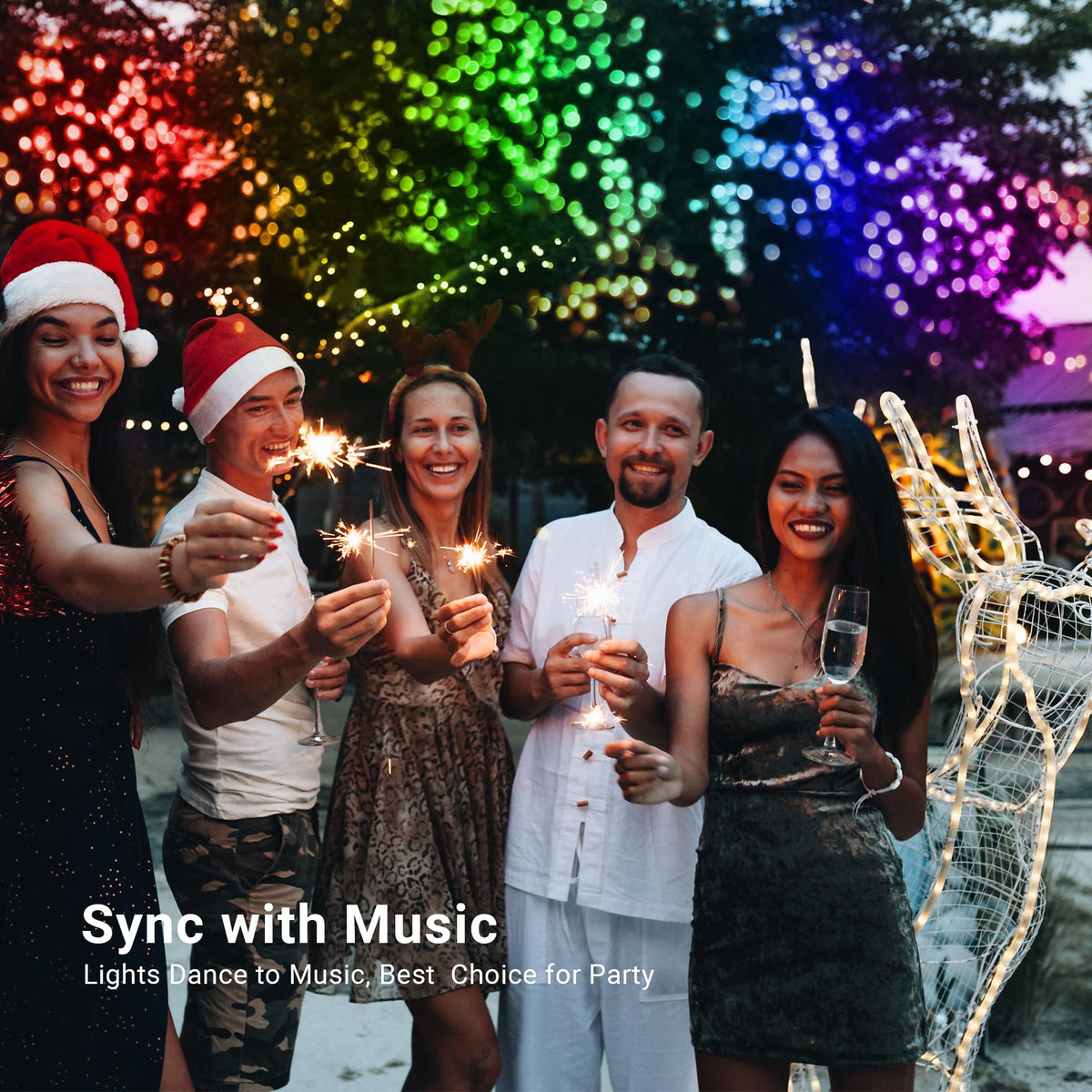 Brizled holiday color modes provide festive options for Christmas Halloween and more.