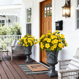 Brlita versatile decor works indoors and outdoors for porch, patio, and doorway.