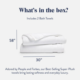 Brooklinen Turkish cotton towels deliver high absorbency and plush comfort after showers.