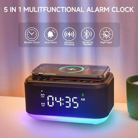 Broserengy Tech alarm clock digital display shows time clearly at a glance
