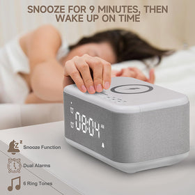 Broserengy Tech alarm clock dual alarms for separate wake times