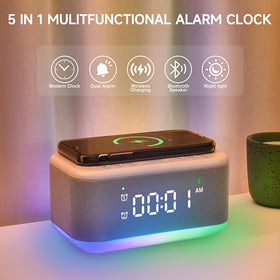 Broserengy Tech alarm clock wireless charger pad powers your phone