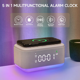 Broserengy Tech dual-alarm feature lets you set two wake times.