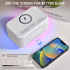 Broserengy Tech easy-access snooze button for quick extra minutes.