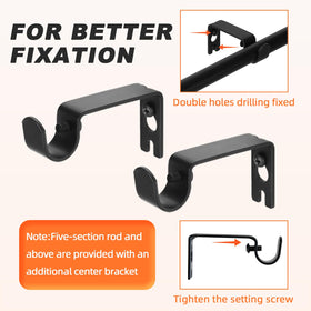 Brunttype outdoor-ready black finish provides durable performance