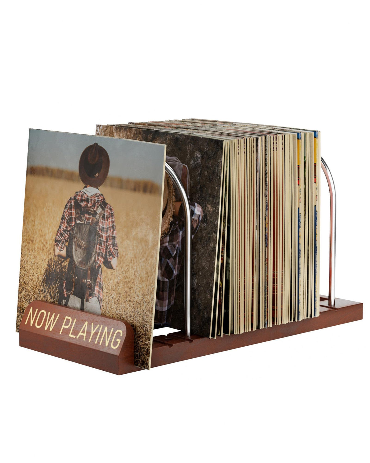 BS-VOG Now Playing front notch display highlights your favorite album for guests.