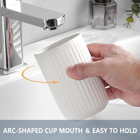BSDISP arc shaped edge protects lips during use.