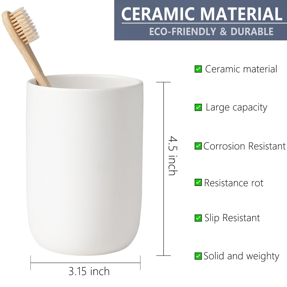 BSDISP non-plastic option for durable daily bathroom use.