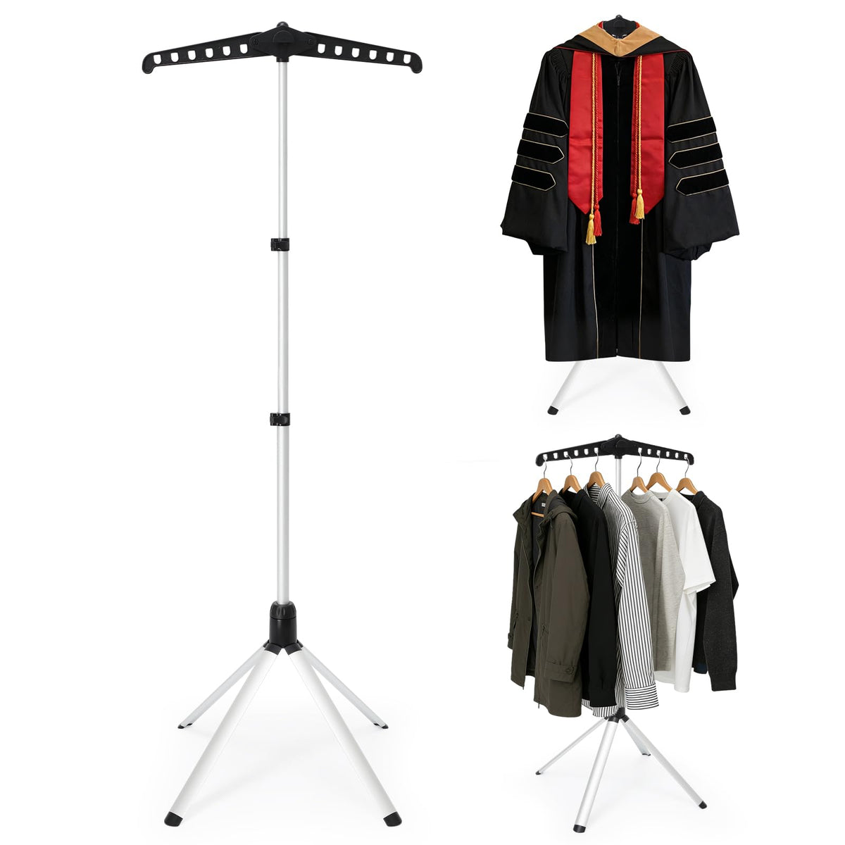 BShome 2in1 shirt display stand assembled for a professional retail look