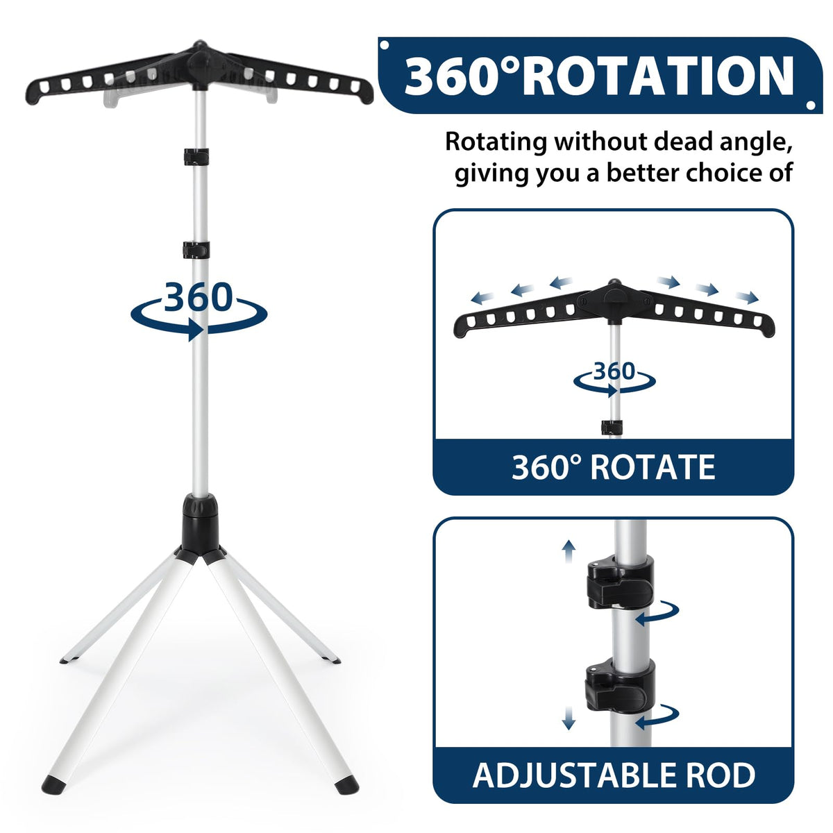 BShome versatile stand suited for retail, trade shows, and home use