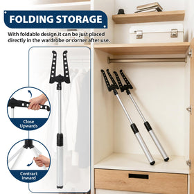 BShome space-saving design folds flat for easy storage when not in use